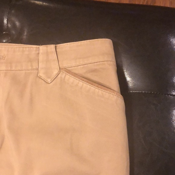 Lauren Jeans-Ralph Lauren,12,tan color,fabric feels fabulous! Pockets front  Bk. - Picture 3 of 12